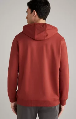 JOOP! Samuel hoodie in red rust