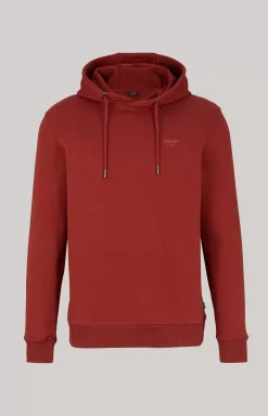 JOOP! Samuel hoodie in red rust