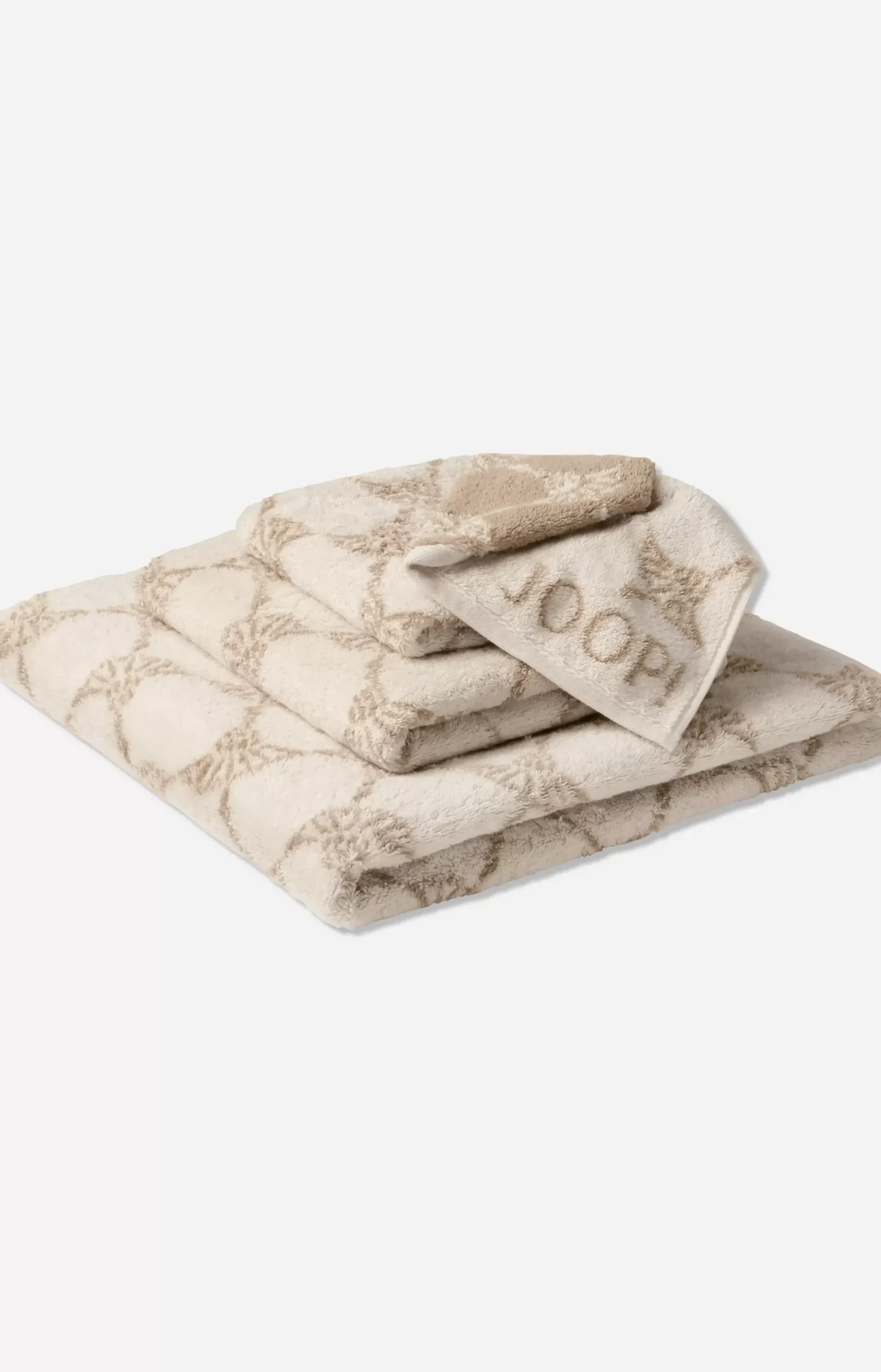 Sale JOOP! Sand/Ecru Cornflower Terrycloth Series in cream