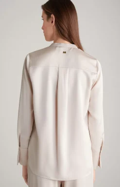 Online JOOP! Satin Blouse in Delicate Pink beige