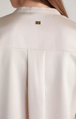 Online JOOP! Satin Blouse in Delicate Pink beige