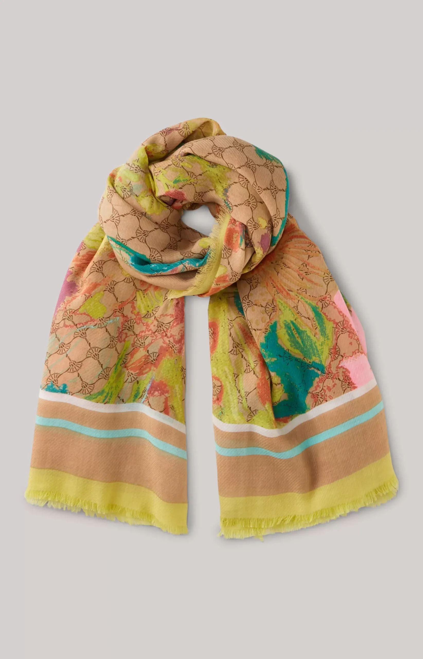 Online JOOP! Scarf in a Pattern beige