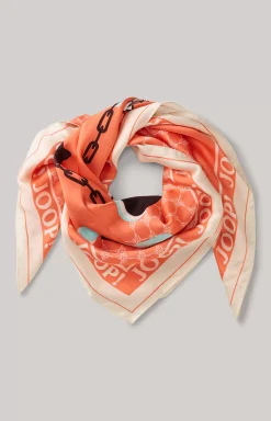 Best JOOP! Scarf in an Pattern orange
