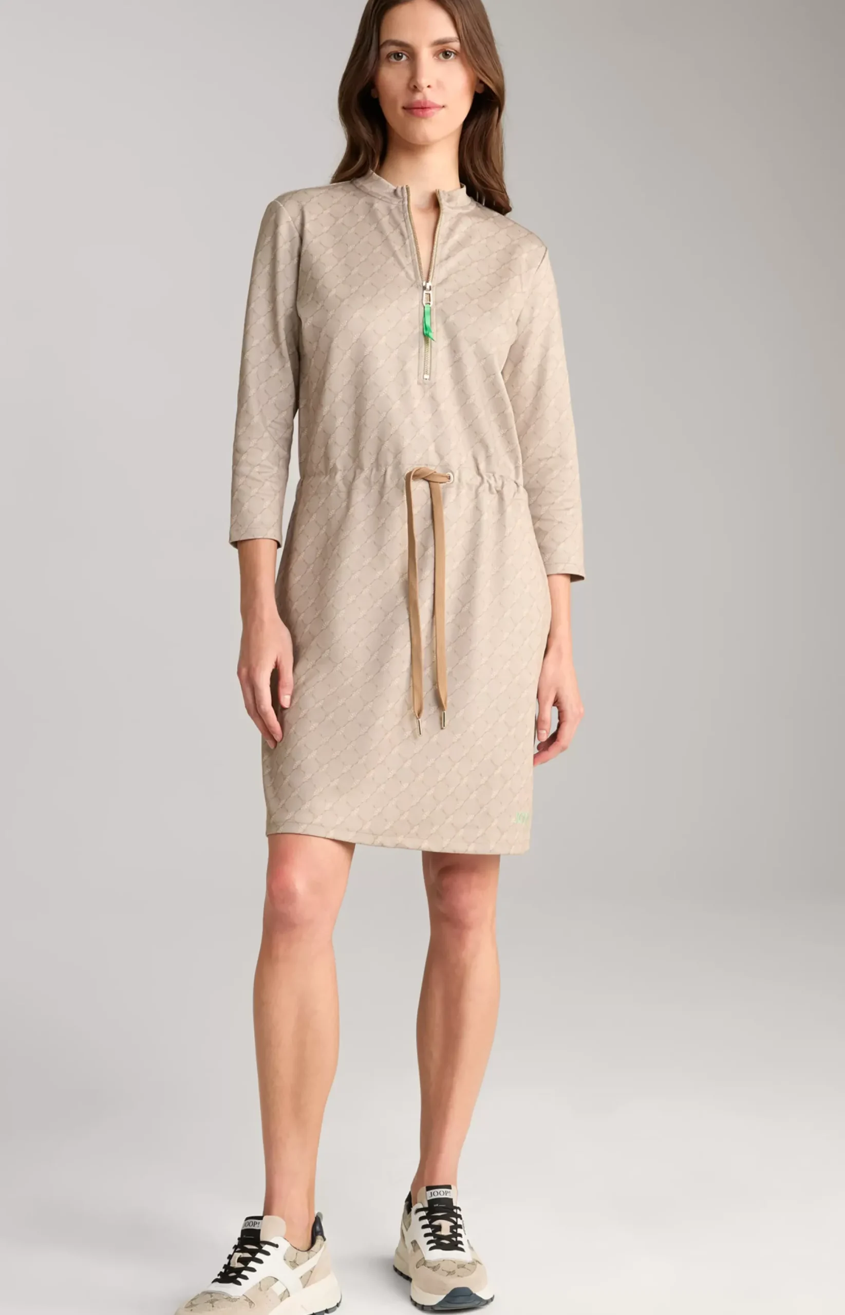 Outlet JOOP! Scuba Dress in a Pattern beige