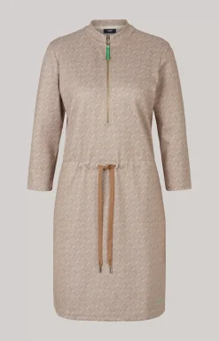Outlet JOOP! Scuba Dress in a Pattern beige