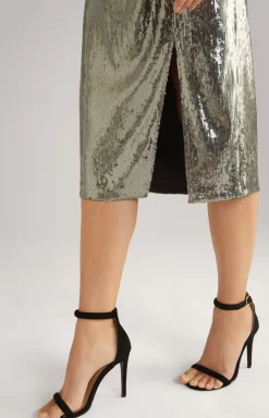 Discount JOOP! Sequined Skirt in grey