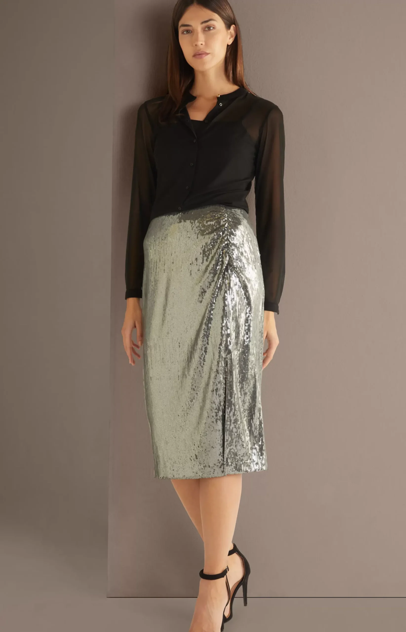 Discount JOOP! Sequined Skirt in grey