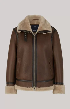 Outlet JOOP! Shearling Jacket in brown