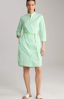 New JOOP! Shirt Dress in Stripes green/white