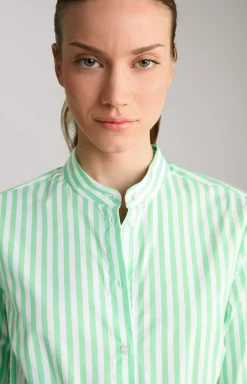 New JOOP! Shirt Dress in Stripes green/white