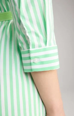 New JOOP! Shirt Dress in Stripes green/white