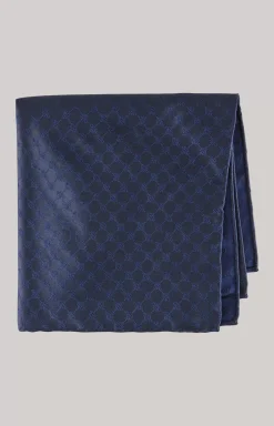 Hot JOOP! Silk Pocket Square in dark blue