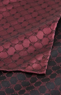 Sale JOOP! Silk Pocket Square in Dark Blue dark red