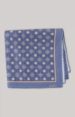 Discount JOOP! Silk Pocket Square in dark blue/beige