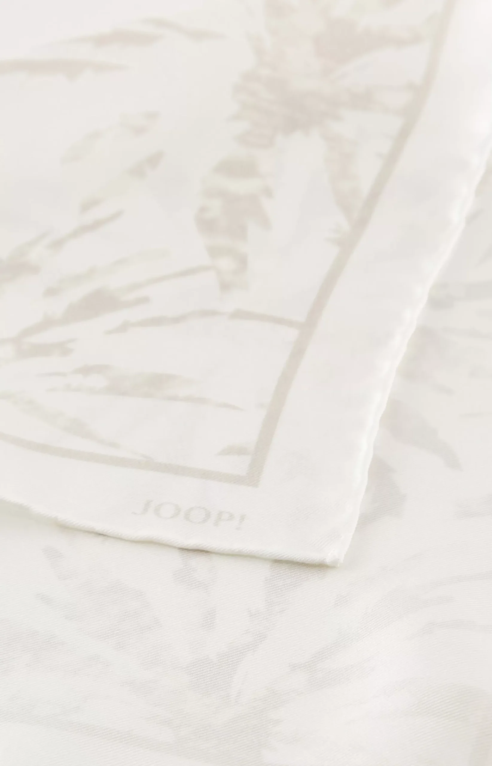 Hot JOOP! Silk pocket square in off-white