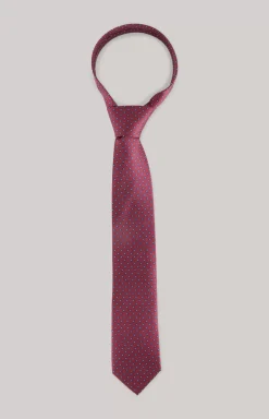 Discount JOOP! Silk tie in a dark red pattern dark red patterned