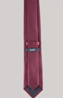 Discount JOOP! Silk tie in a dark red pattern dark red patterned