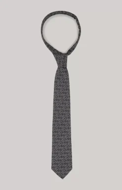 JOOP! Silk Tie in Blue black