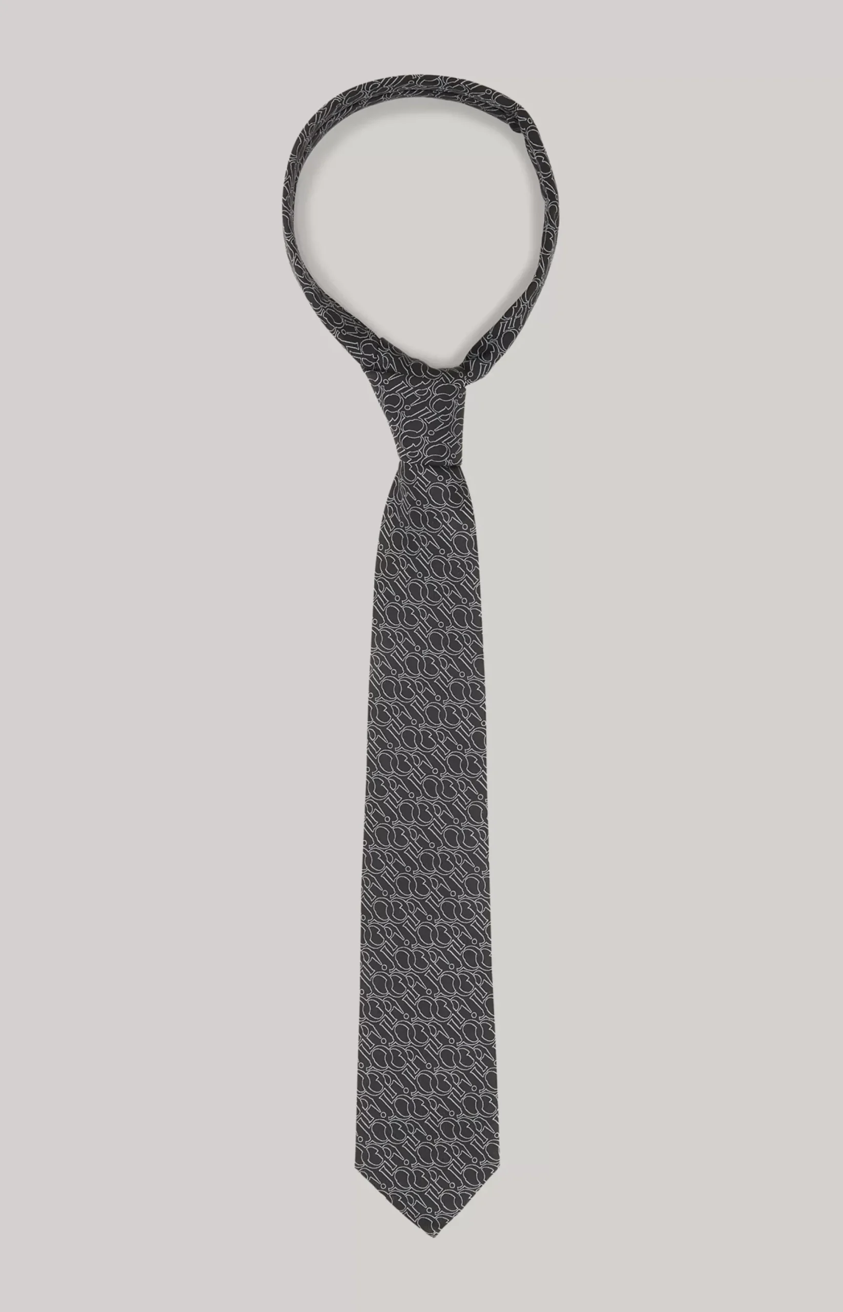 JOOP! Silk Tie in Blue black