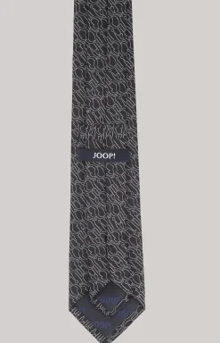 JOOP! Silk Tie in Blue black