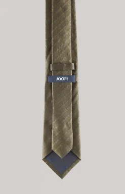 JOOP! Silk Tie in dark green