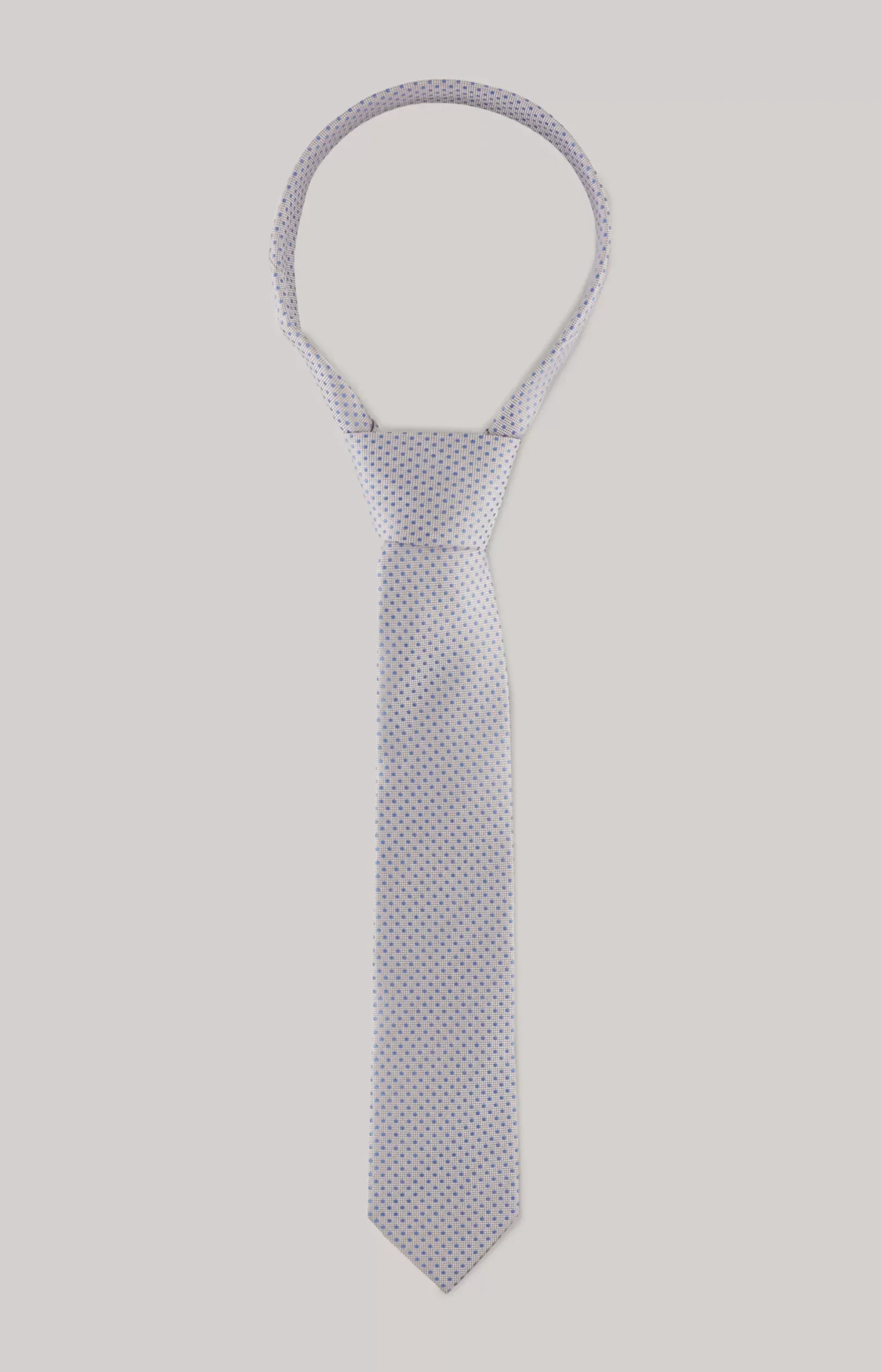JOOP! Silk Tie in light brown/light grey
