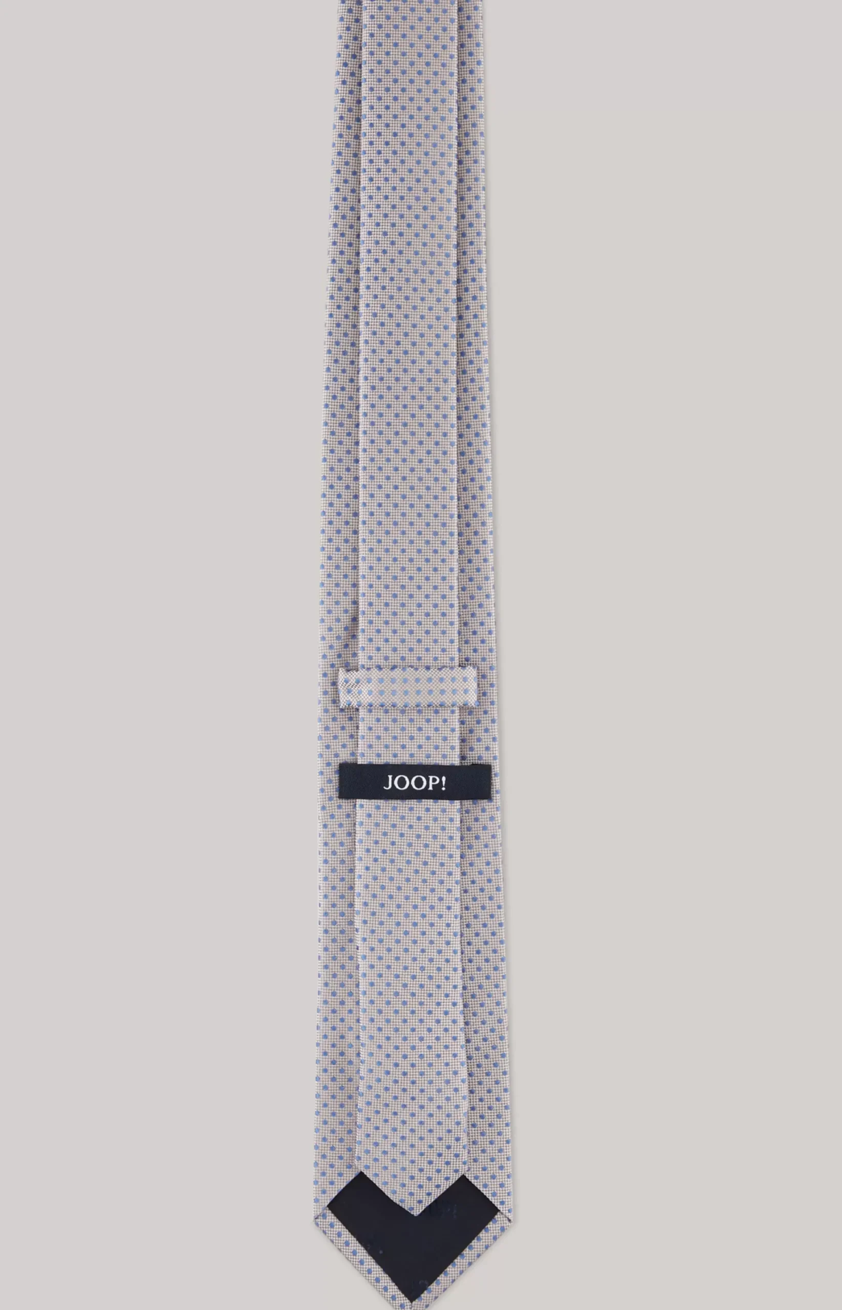 JOOP! Silk Tie in light brown/light grey