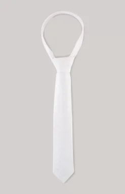 JOOP! Silk tie in white