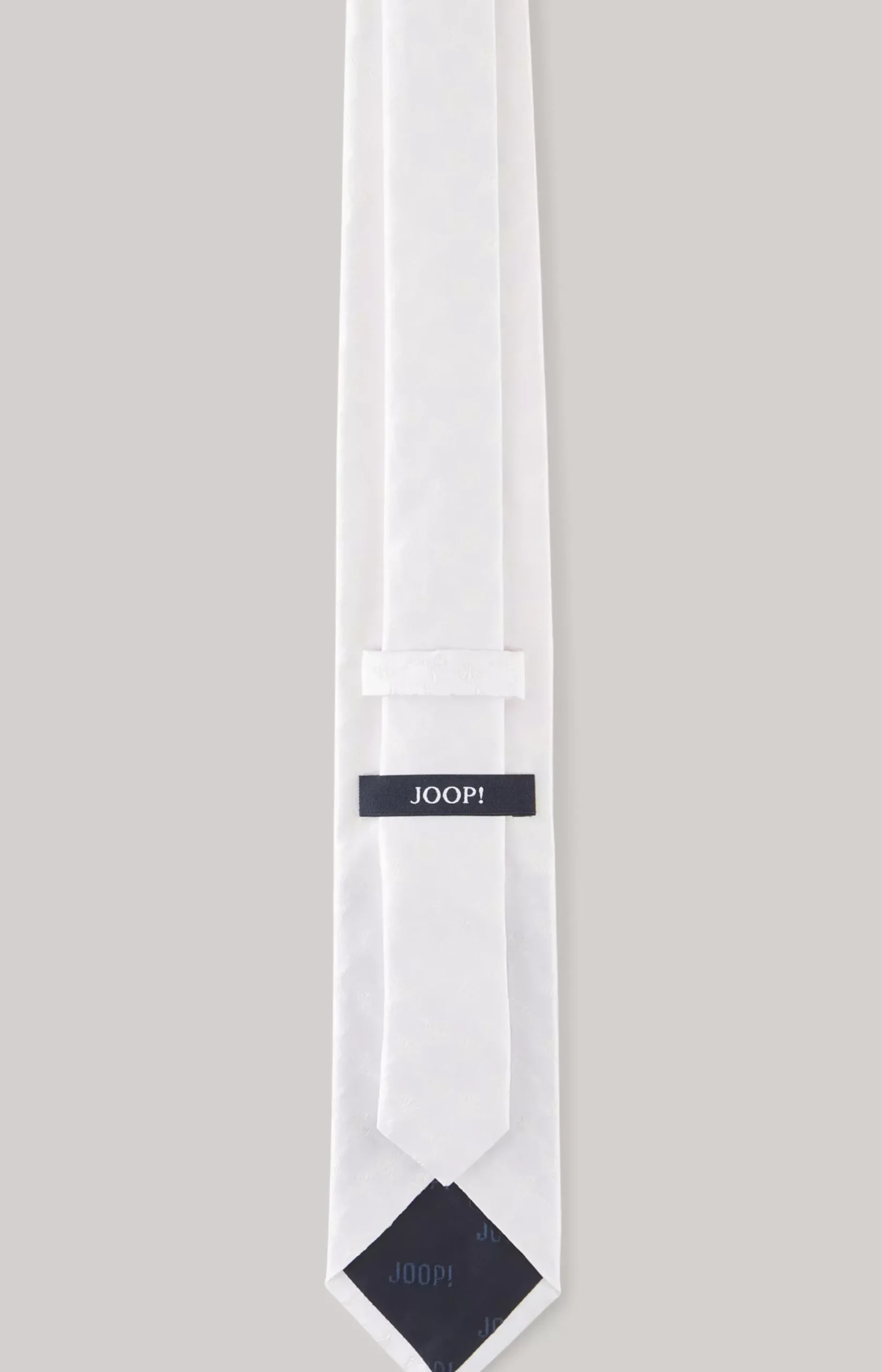 JOOP! Silk tie in white