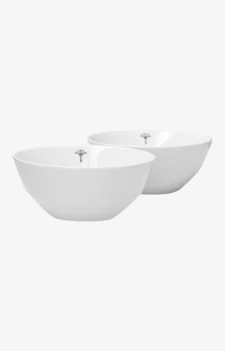 Outlet JOOP! Single Cornflower Bowl 13 cm - Set of 2 in white