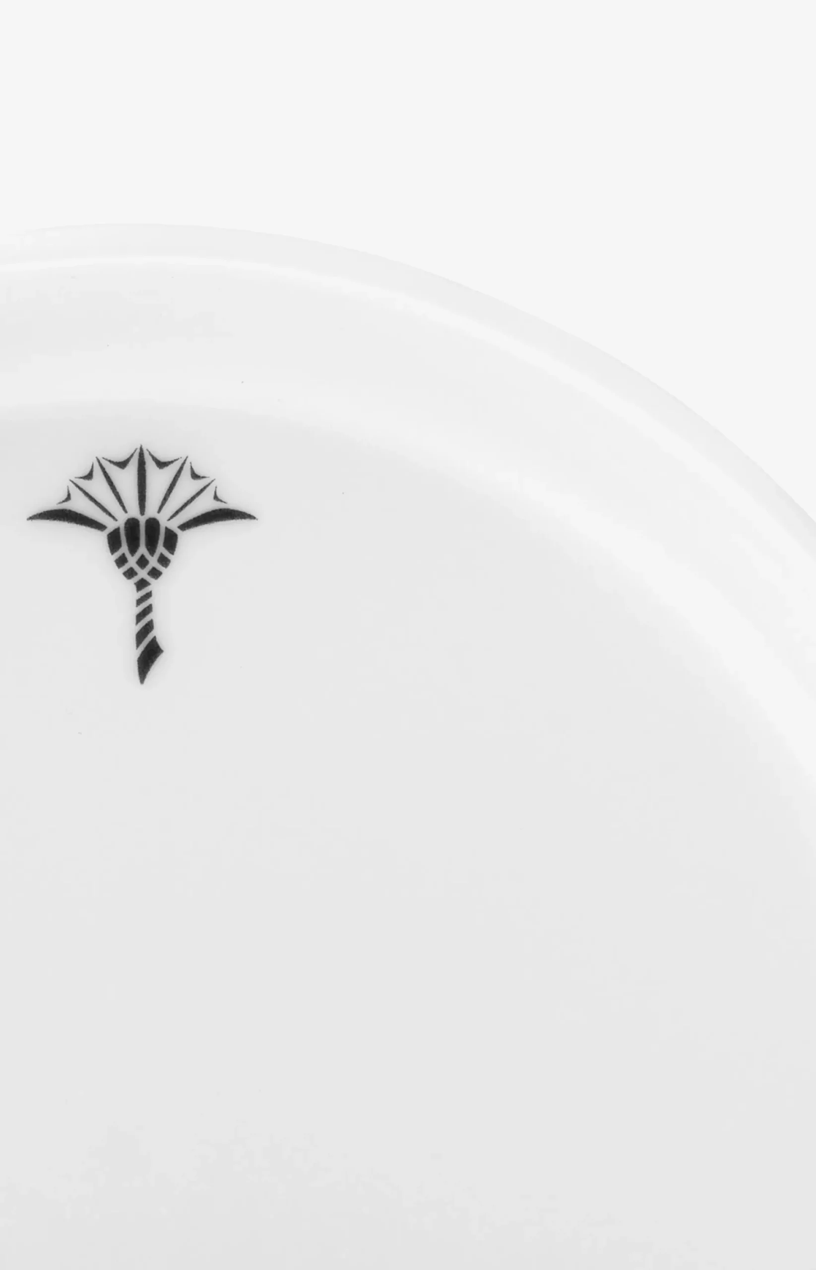 JOOP! Single Cornflower Lid/Dip Plate in white