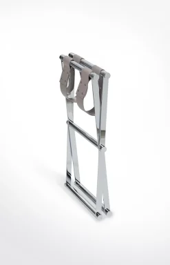 JOOP! Small Homeline side table, grey-pink fishbone medium grey 2