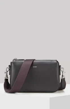 JOOP! Sofisticato Jasmina Leather Shoulder Bag in grey