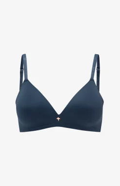 Clearance JOOP! Strong Sensation seamless bra in Navy stripes green 4