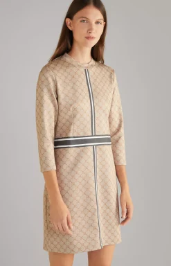 Hot JOOP! Sweatshirt Dress in a Pattern beige