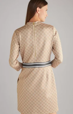 Hot JOOP! Sweatshirt Dress in a Pattern beige
