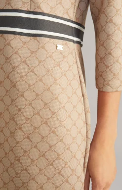 Hot JOOP! Sweatshirt Dress in a Pattern beige