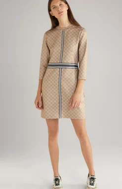 Hot JOOP! Sweatshirt Dress in a Pattern beige