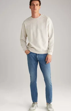 New JOOP! Tadeo Cotton Sweatshirt in Light Beige off-white