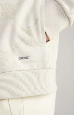 New JOOP! Tamilo Sweatshirt Jacket in off-white
