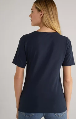 JOOP! Tess Basic T-Shirt in Black navy