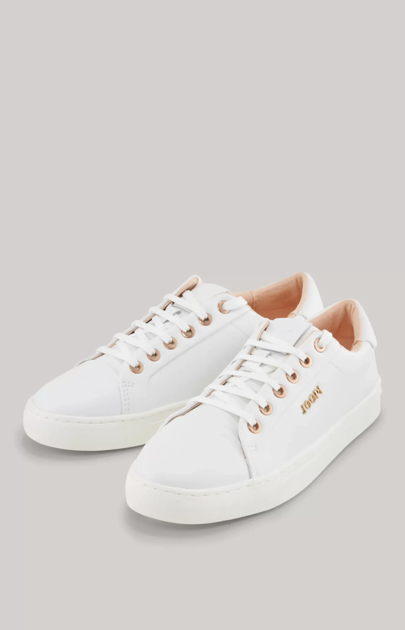 New JOOP! Tinta Coralie Leather Trainers in white