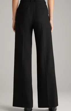 Online JOOP! Trousers with Pressed Creases in black