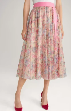 Sale JOOP! Tulle Skirt in a Beige/Pink Pattern beige/pink patterned