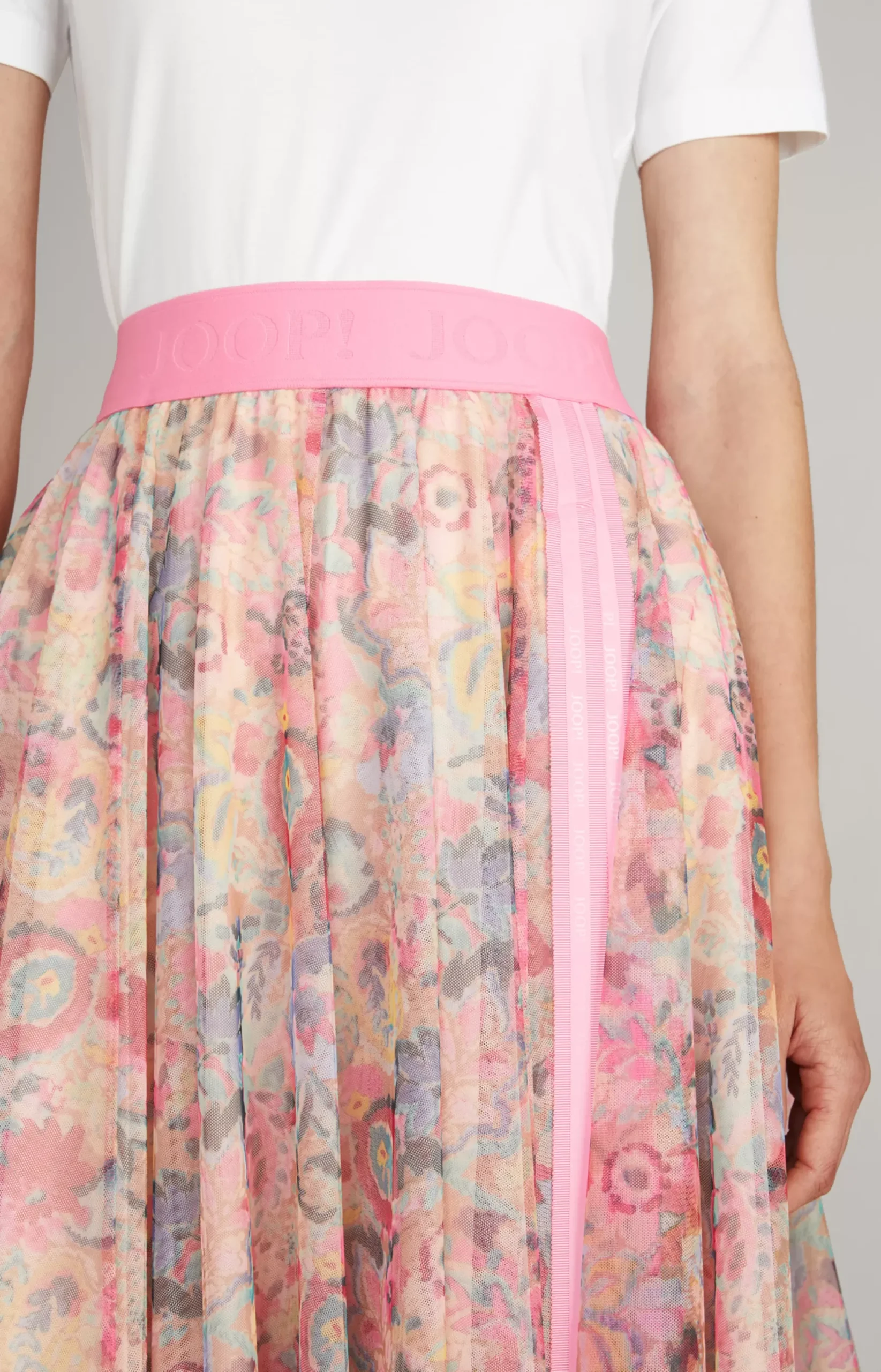 Sale JOOP! Tulle Skirt in a Beige/Pink Pattern beige/pink patterned