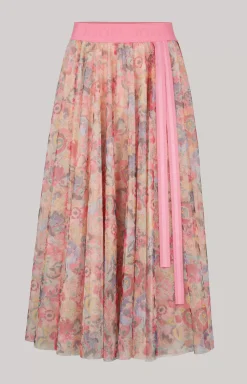 Sale JOOP! Tulle Skirt in a Beige/Pink Pattern beige/pink patterned