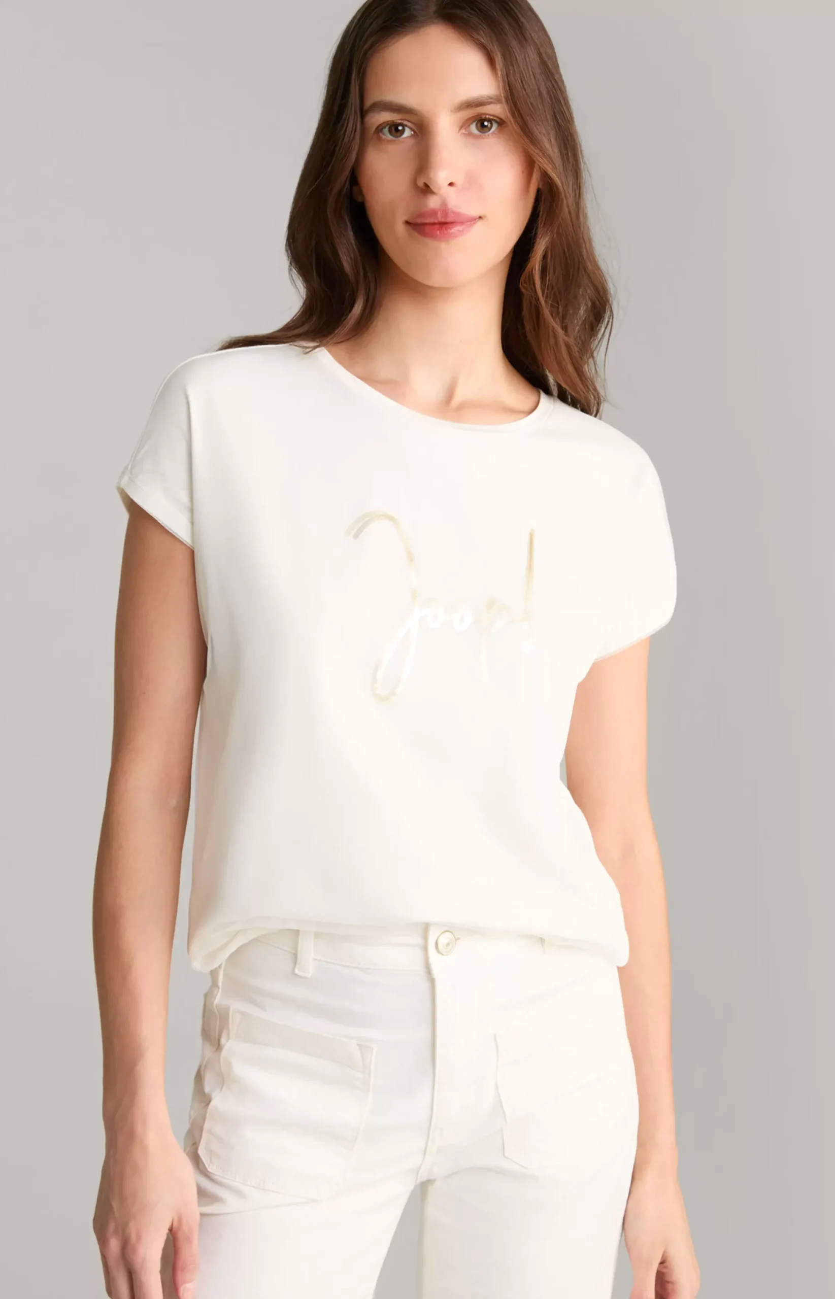 Online JOOP! Tulle T-shirt in off-white