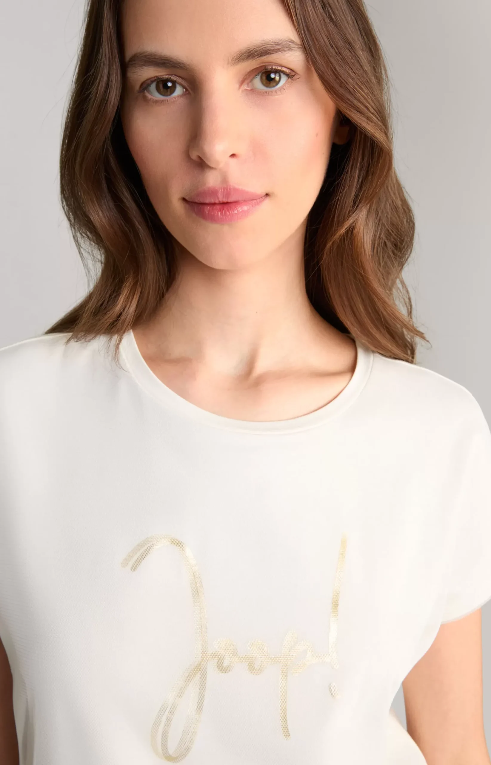 Online JOOP! Tulle T-shirt in off-white