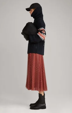 Hot JOOP! Turtleneck Pullover in navy/beige