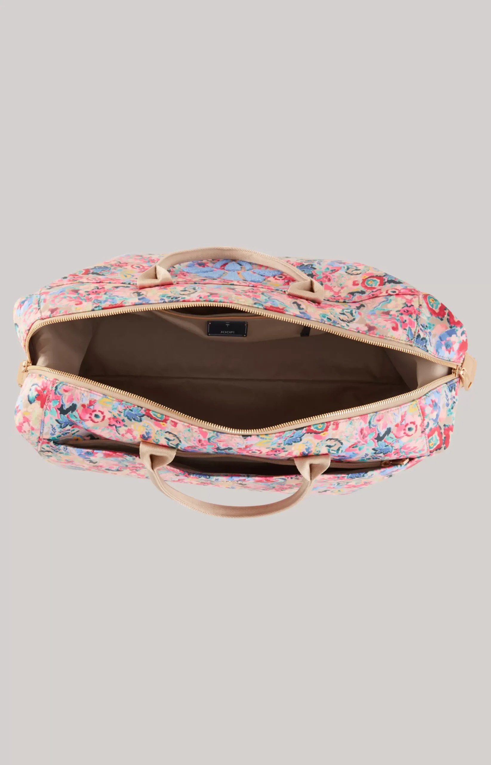 Best JOOP! Tutti Fiori Lorella Weekender in a Beige/Pink Pattern beige/pink patterned